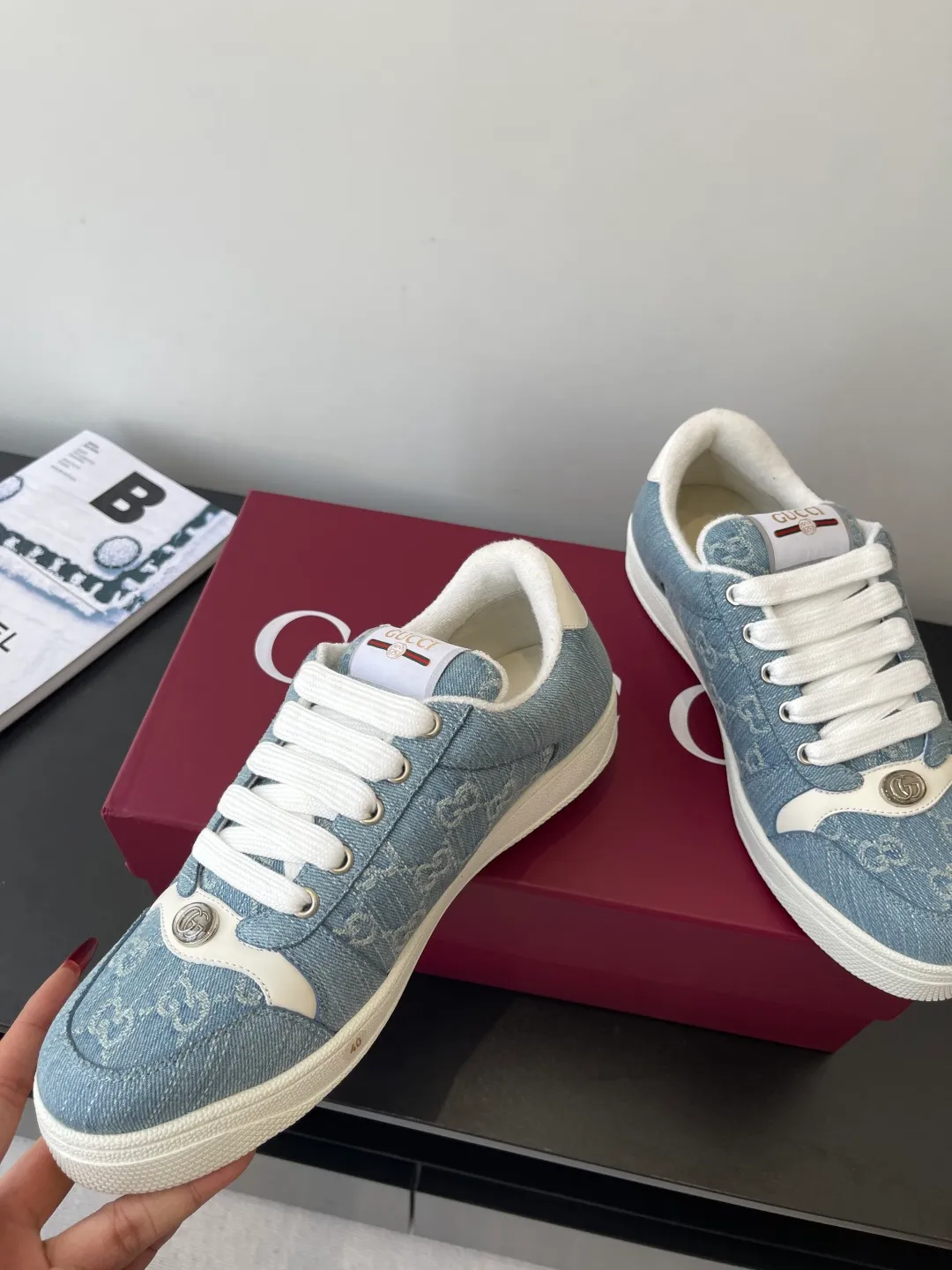 👟👟Ex-factory price 600👟👟 Gucci newly upgraded small dirty shoes for couples GG series old casual small dirty shoes catwalk style original development and purchase level version Metal double G crystal cylindrical logo Gucci original pattern ribbon Exclusive color rubbed cowhide fabric original terry cloth is delicate, soft and more comfortable and breathable Private molded two-color original TPU outsole (lower layer is wider, upper layer is narrower) Code number: 35-44
